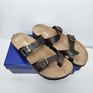 WTW men's leather strap sandal